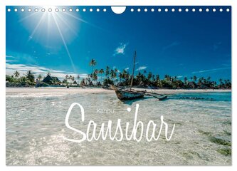 Karibu Sansibar (Wandkalender 2025 DIN A4 quer), CALVENDO Monatskalender