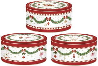 Sada plechových dóz Magie De Noel