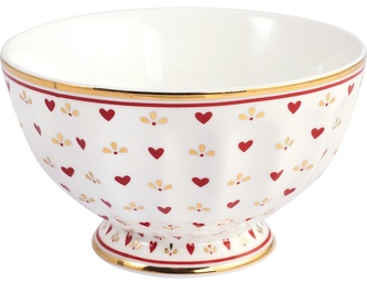 Porcelánová miska na nožce Layla Petit White