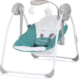 CHIPOLINO Kojenecké lehátko houpací Moonlight Pastel Green