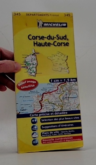Mapa Corse-du-Sud, Haute-Corse