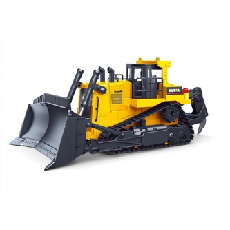 Huina RC buldozer s funkční radlicí a zadním drapákem 1:16