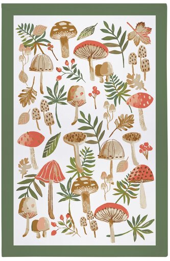 Kuchyňská utěrka Mushrooms