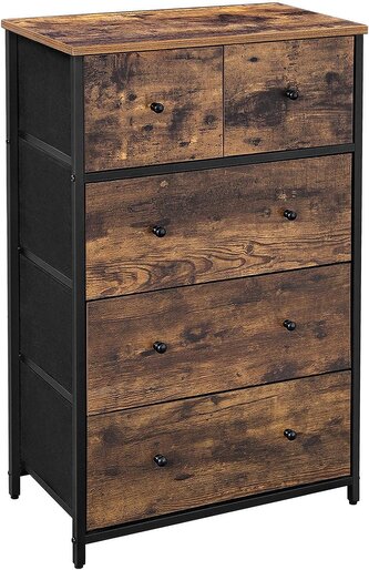 Komoda Vasagle Luxoir hnědá