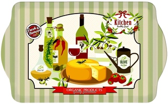 Plastový servírovací tác Kitchen