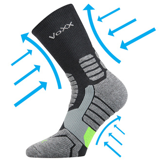 VoXX® ponožky Ronin tm.šedá 43-46 (29-31) 1 pár