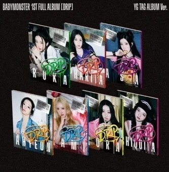 Babymonster:  Vol.1 : Drip (Qr) (Outbox / Qr Card + 56P Photobook + Postcard 1Ea + Selfie Photocard