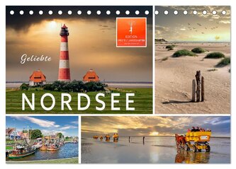 Geliebte Nordsee (Tischkalender 2025 DIN A5 quer), CALVENDO Monatskalender Geliebte Nordsee (Tischkalender 2025 DIN A5 quer), CALVENDO Monatskalender