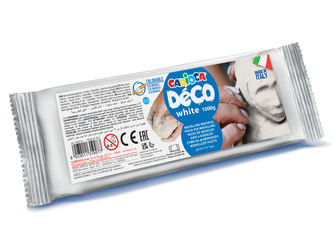 Carioca Déco bílá samotvrdnoucí modelovací hmota 1 kg