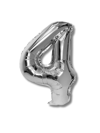 Balónek CONCORDE fóliový 40cm, č.4, stříbrná