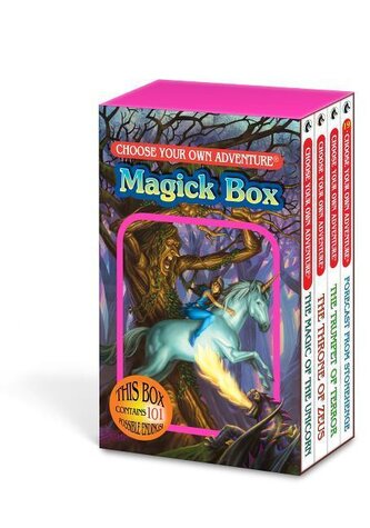 Choose Your Own Adventure 4-Book Boxed Set Magick Box (the Magic of the Unicorn, the Throne of Zeus, the Trumpet of Terror, Fore