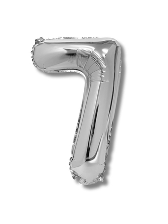 Balónek CONCORDE fóliový 40cm, č.7, stříbrná