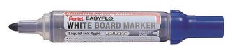Popisovač na bílou tabuli "Easyflo", modrá, 6 mm, kuželový hrot, PENTEL MW50M-C