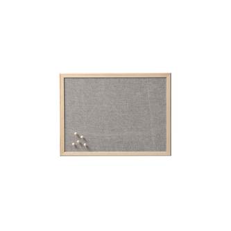 ZELLER Nástěnka lněná, dřevěný rám 30x40cm