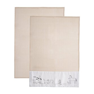 Kuchyňská utěrka vafle STATEK 2 ks