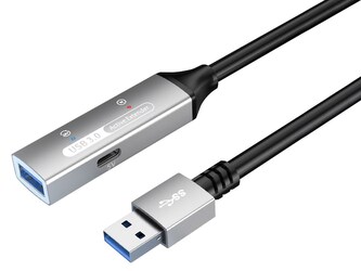 PREMIUMCORD USB 3.2. repeater a prodlužovací kabel Male-Female, 5Gbps Aluminium 20m