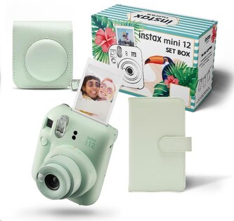 Fujifilm MINI 12 Big bundle zelený Fujifilm MINI 12 Big bundle zelený