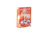 Emocio Dortové 15ks 8x95 se svícny růžové svíčky