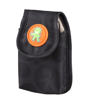 Závěsný obal na mobil s klipem, Černá