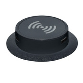 Solight USB A+C 20W PD+  Wireless 15W výsuvná nabíječka, černá