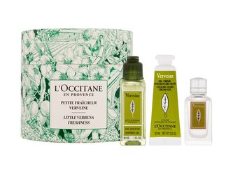 L'Occitane Verveine toaletní voda Verbena 7,5 ml + sprchový gel Verbena Shower Gel 30 ml + krém na ruce Verbena Cooling Hand Cream Gel 10 ml