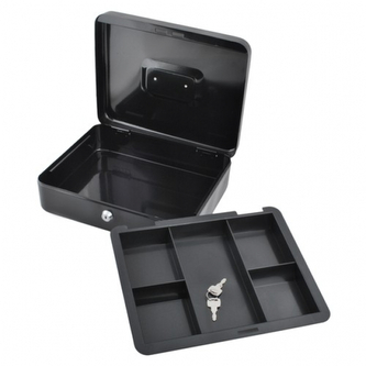 Příruční pokladna Malatec 300x240x90 - černá