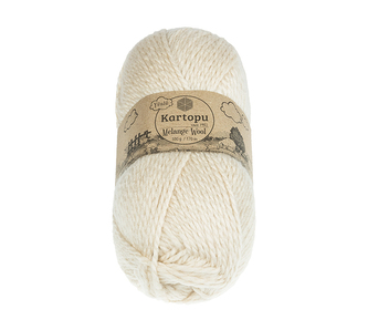 Příze MELANGE WOOL - světle béžová - 100g / 170 m Příze MELANGE WOOL - světle béžová - 100g / 170 m