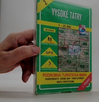Vysoké Tatry. Podrobná turistická mapa