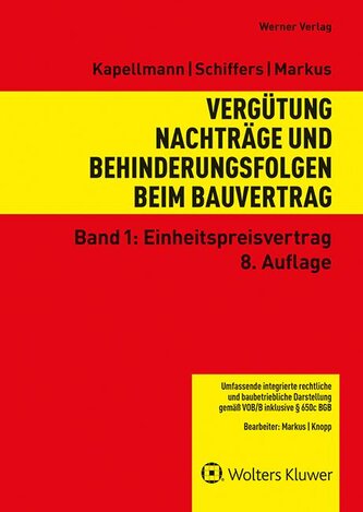 Vergütung, Nachträge und Behinderungsfolgen beim Bauvertrag