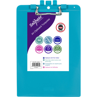 Snopake, Desky s klipem, PP, A4, tyrkysové