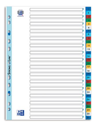 Rozřaďovač Oxford A4 /1-31 Maxi