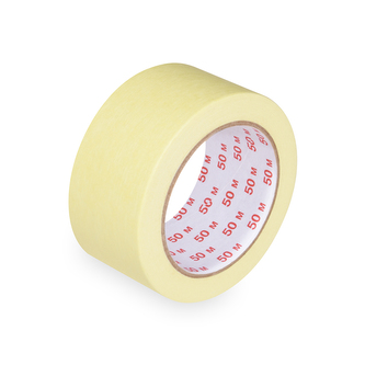 Lepiaca páska krepová žltá 50mm x 50m [1 ks]