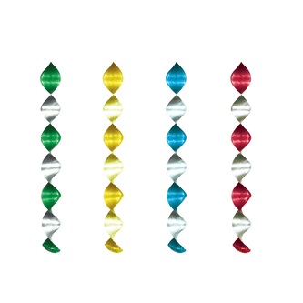 Špirála lesklá (ALU) Ø7,5 x 60 cm [4 ks]