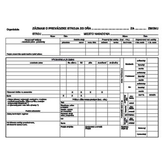 Záznam o prov. stroje A5 (184)