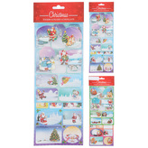 Sada samolepek na vánoční dárky (2 druhy)