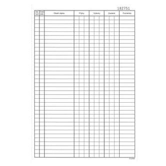 Pokladní kniha priepisová A4, samoprepis (940)