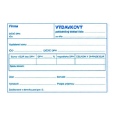 Výdajový pokl.. doklad pro podvo. účet. A6 (895)