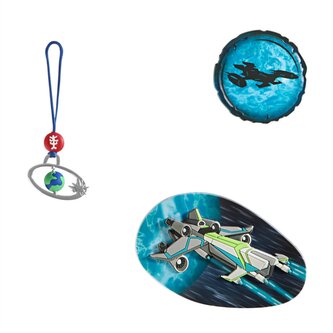 Doplňkový set obrázků MAGIC MAGS Space Craft Spike k aktovkám GRADE, SPACE, CLOUD, KID Doplňkový set obrázků MAGIC MAGS Space Craft Spike k aktovkám GRADE, SPACE, CLOUD, KID