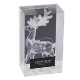 Jelen se třpytivými parohy - dekorace