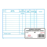 Evidence provozu mot. vozidla os. dopr. 101