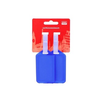 Visačka na zavazadla 2 ks - modrá