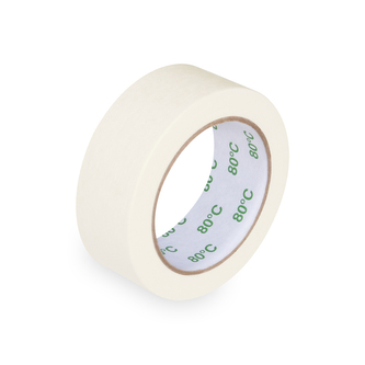 Lepiaca páska krepová do +80°C biela 38mm x 50m [1 ks]