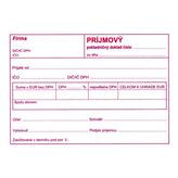 Příjmový pokl.doklad pro podvojné. účet. A6 (894)
