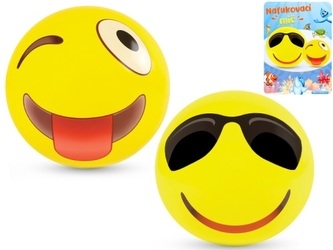 Míč nafukovací 50cm smajlík 2druhy 24m+, 1 kus