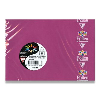 Obálka CF - C6 malinová samolep. 120g. (20ks)