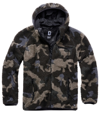 Bunda fleecová Brandit Teddyfleece Worker - darkcamo, 3XL Bunda fleecová Brandit Teddyfleece Worker - darkcamo, 3XL