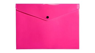Teczka koperta A4 PP neon różowa