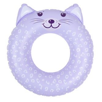 Nafukovacie koleso Leopard fialový 55 cm