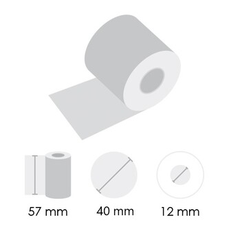 Kotoučky TERMO KRPAROLLS 57/40/12 (10ks)