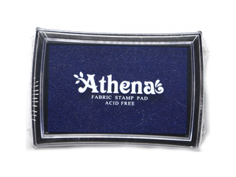 Poduška pro razítkování na TEXTIL - modrá